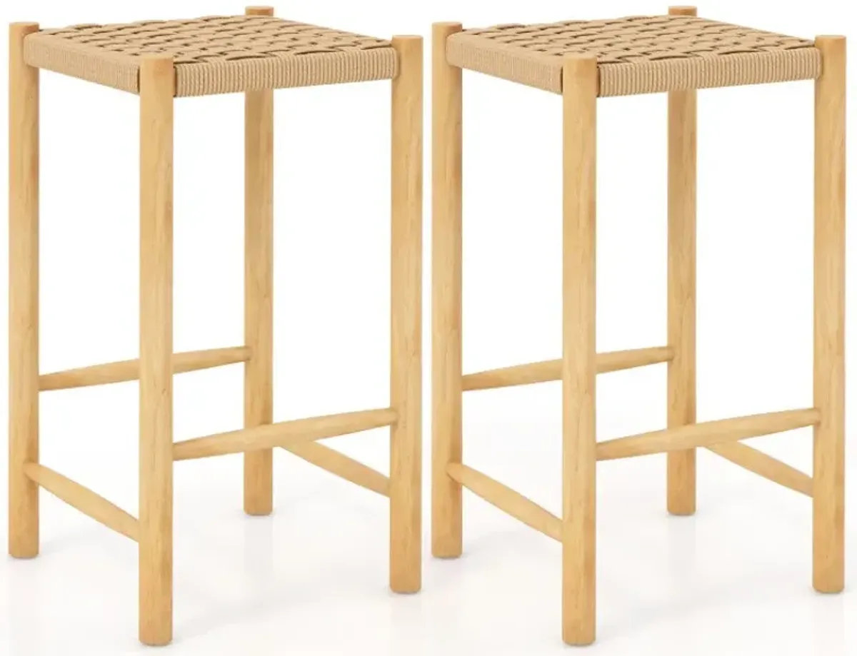 26 Inch Dining Bar Stool Set of 2