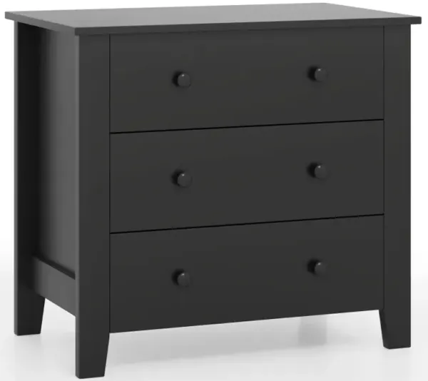 3 Drawer Dresser Chest of Drawers Bedside Table