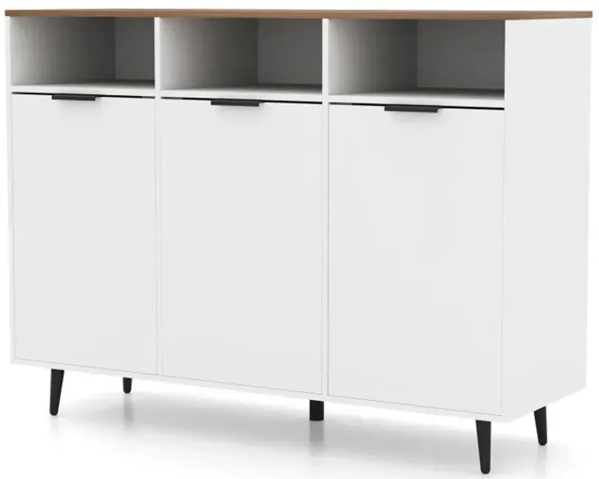 Sideboard Buffet Cabinet Kitchen Storage Cabinet with 5-Position Adjustable Shelves