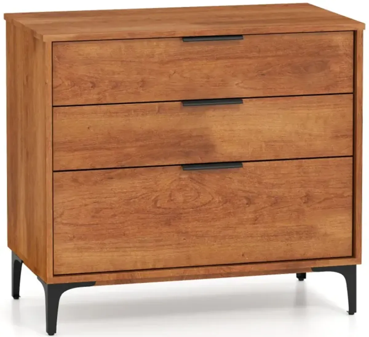 3 Drawer Dresser with Interlock System for Bedroom Living Room