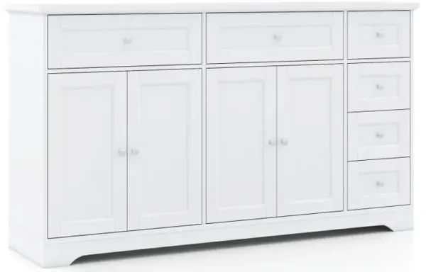 Buffet Sideboard 59" Modern Coffee Bar Station Console Table