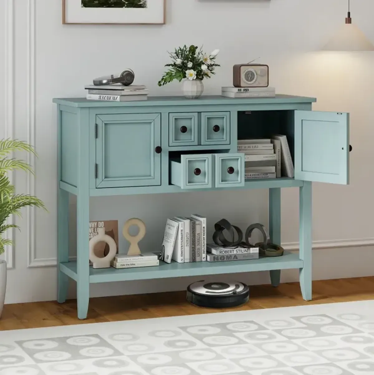 Buffet Sideboard Cabinet with 2 Doors and 2 Drawers