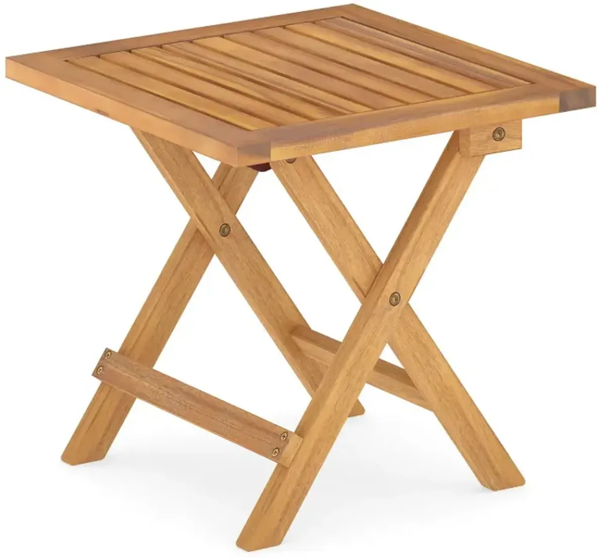 Outdoor Folding Side Table for Small Space and Garden