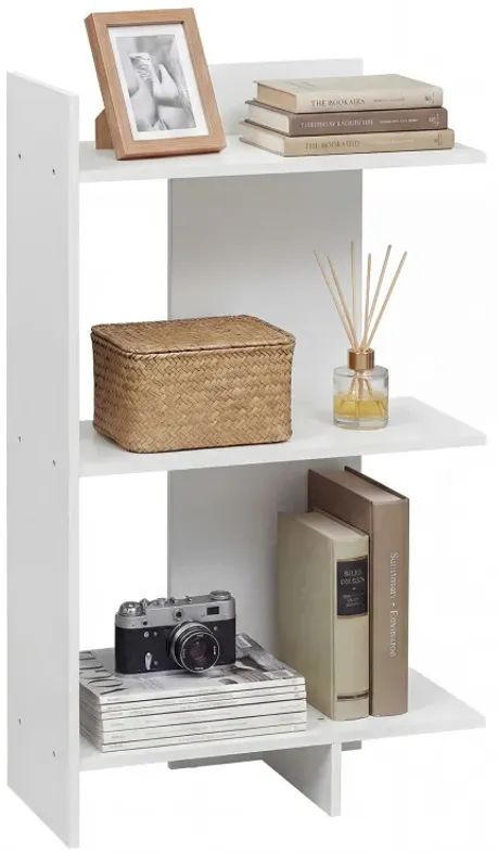 3 Tier Wooden Bookshelf with Anti-Tipping Kit