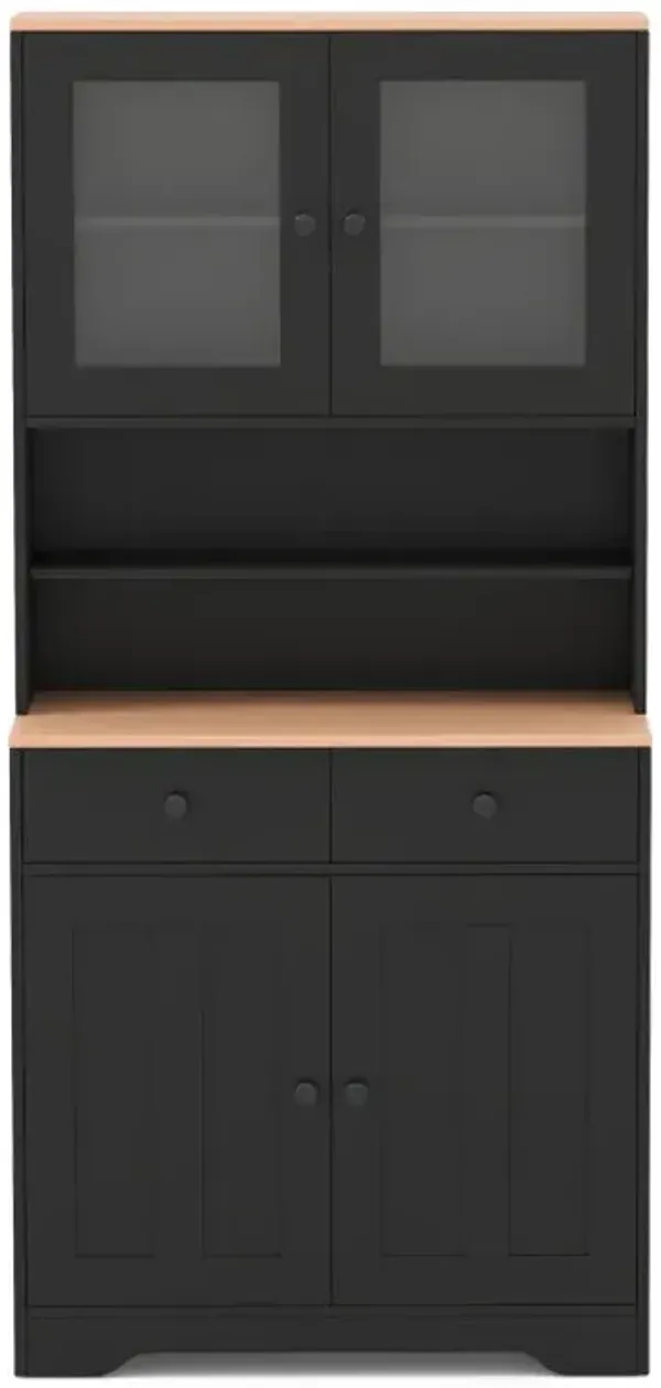 Pantry Cabinet with 2 Removable Shelves