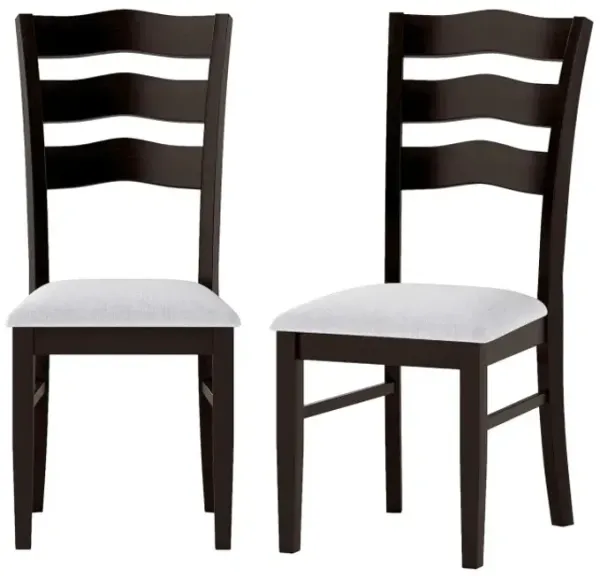 Farmhouse Dining Chairs Set of 2 Modern Kitchen Chairs with Elegant Hollowed backrest