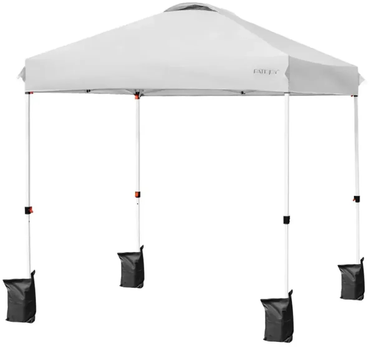 6.6 x 6.6 Feet Outdoor Pop-up Canopy Tent with Roller Bag