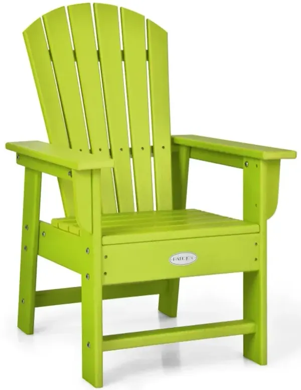 Patio Kids' Adirondack Chair with Ergonomic Backrest
