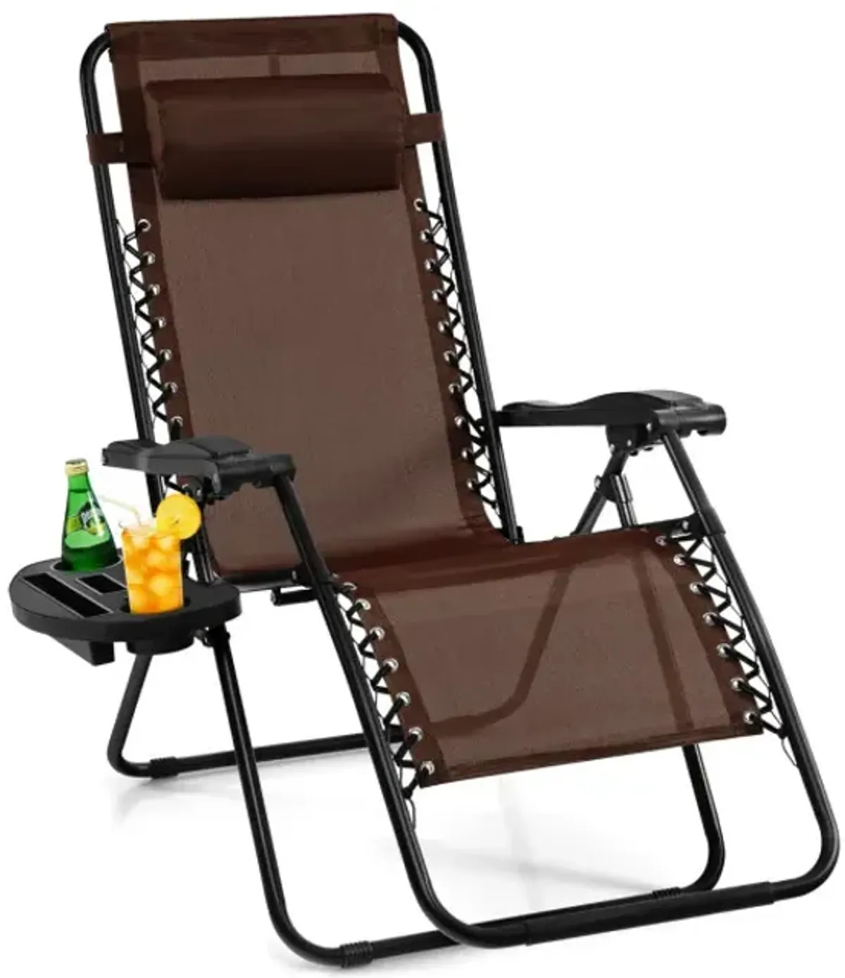 Outdoor Folding Zero Gravity Reclining Lounge Chair