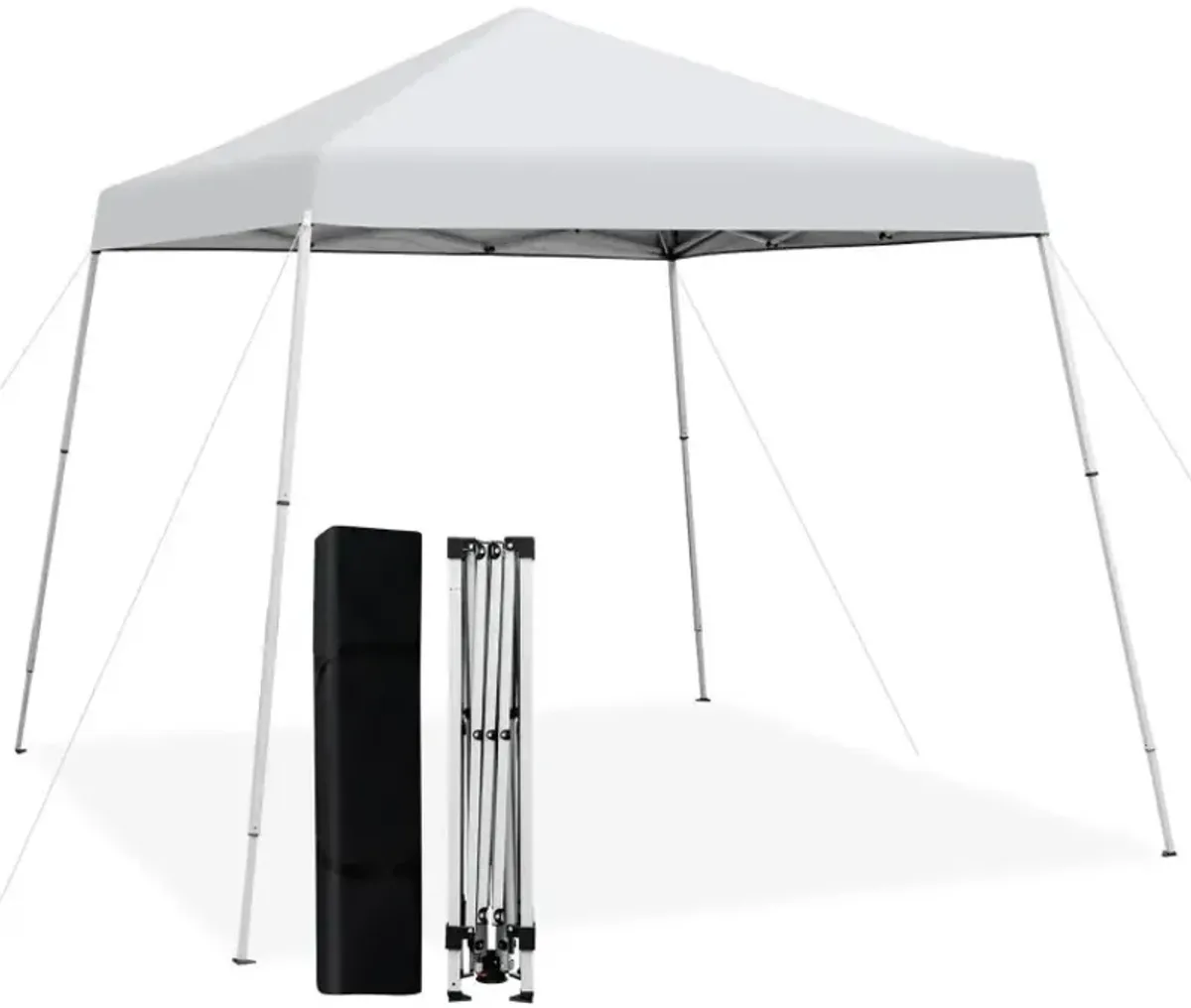 10 x 10 Feet Outdoor Instant Pop-up Canopy with Carrying Bag
