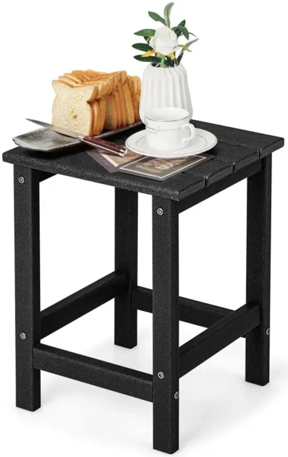 14 Inch Square Weather-Resistant Adirondack Side Table