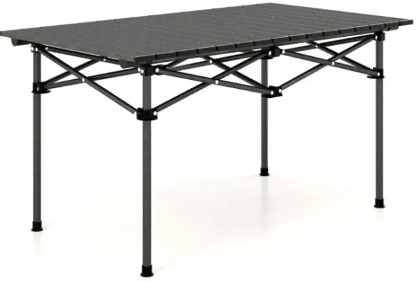Aluminum Camping Table for 4-6 People with Carry Bag