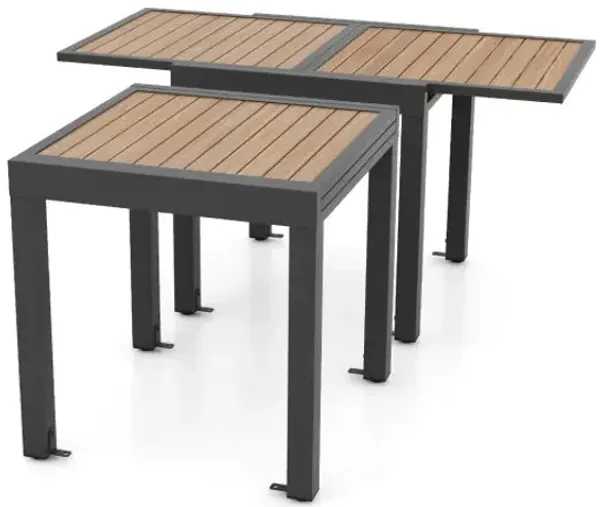 31.5-63 Inches Extendable Patio Table for 4-6 People