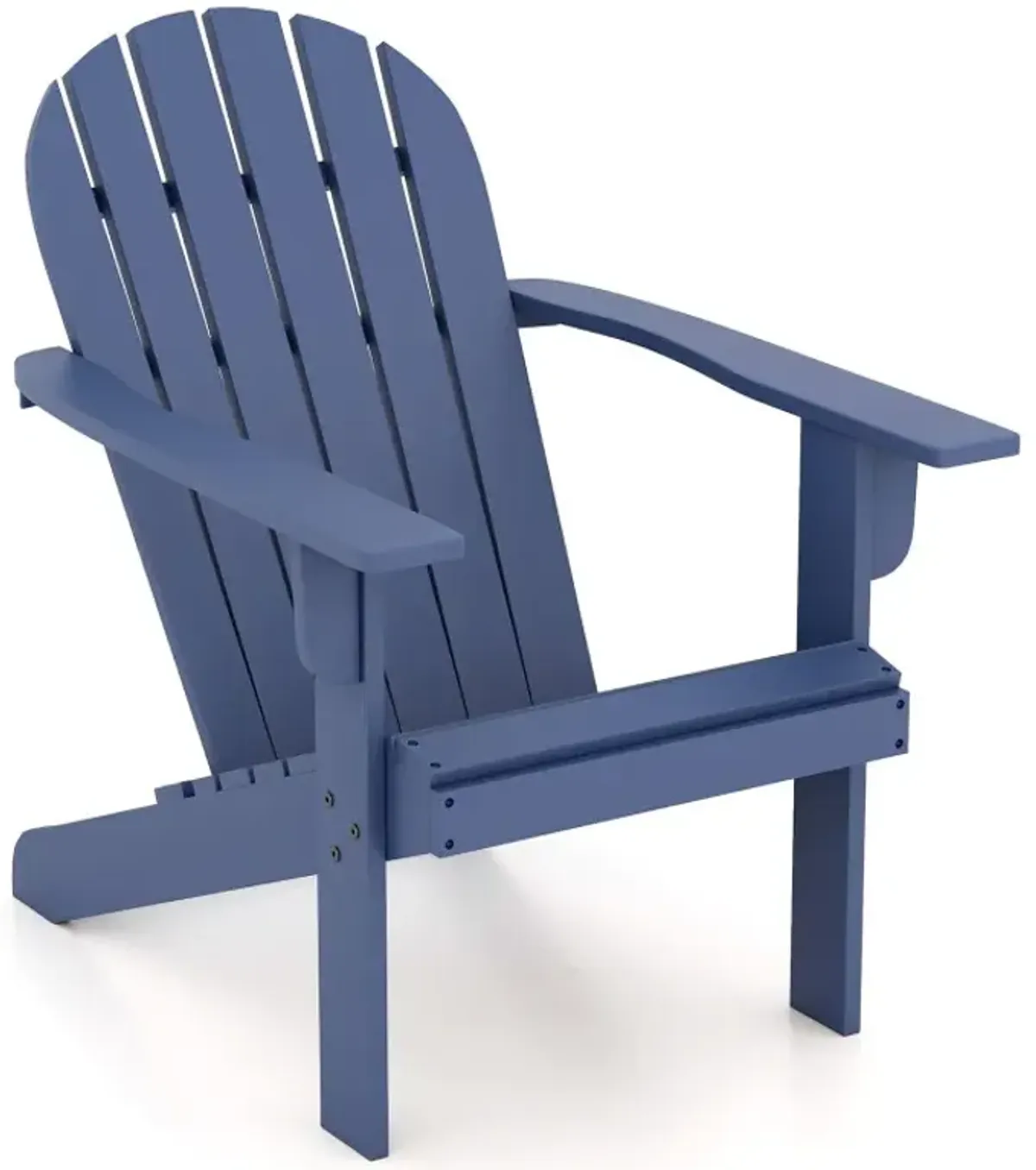 Acacia Wood Lounge Patio Adirondack Chair with Inclined Seat