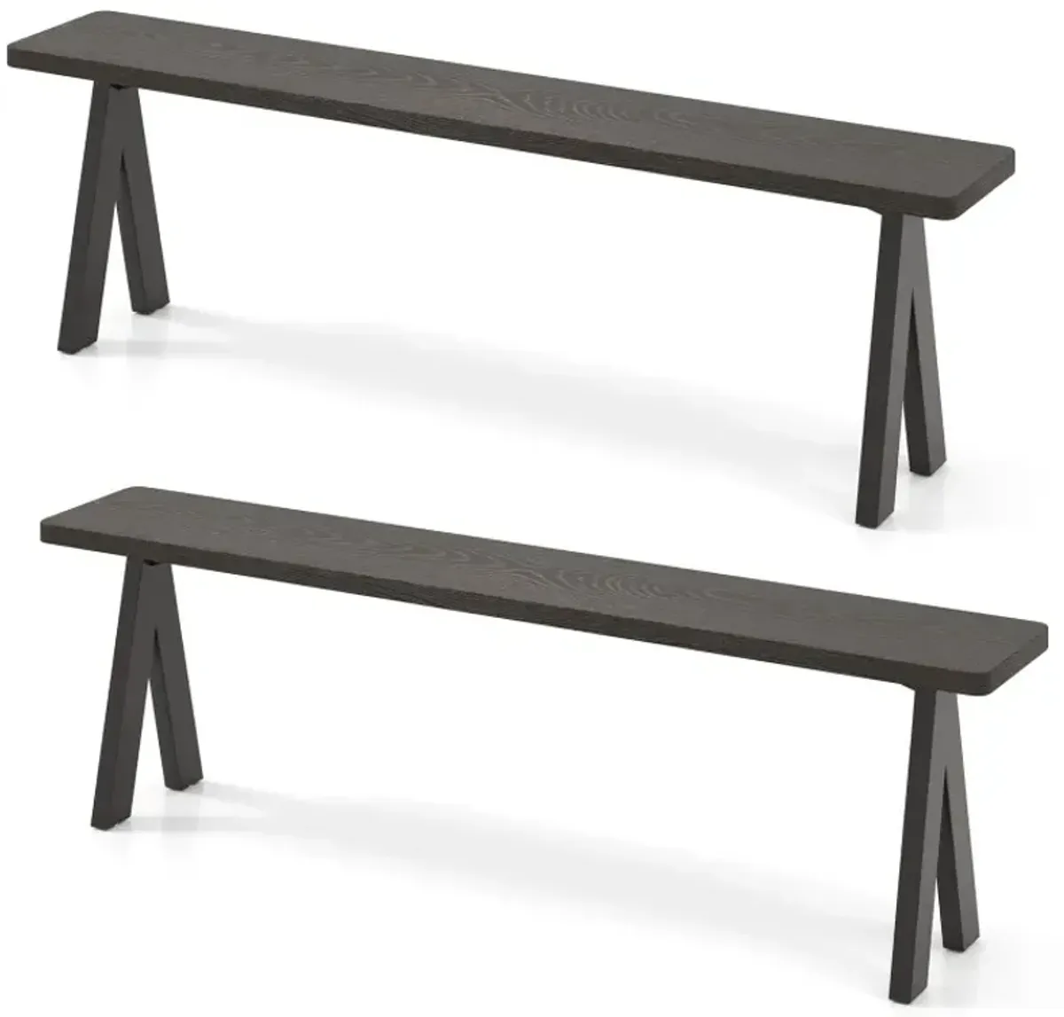 3-Person Outdoor Bench with 800 LBS Bearing Capacity