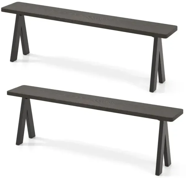 3-Person Outdoor Bench with 800 LBS Bearing Capacity