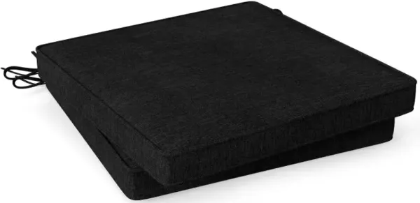 Outdoor Chair Cushion Set of 2 Waterproof Fade-Resistant Olefin Seat Cushions