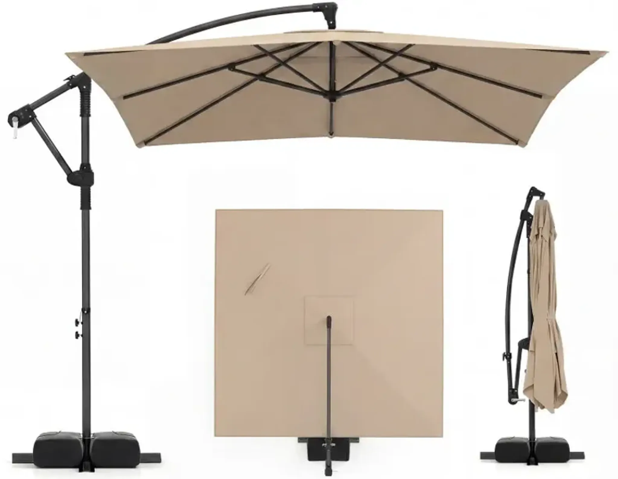 large cantilever patio umbrella Patioslife Aegis 10ft Round with solar LED l – US-Patioslife Model Family:Giant Thrive Streamlight Strion LED Flashlight use crank opening and Collection: Pool Floats