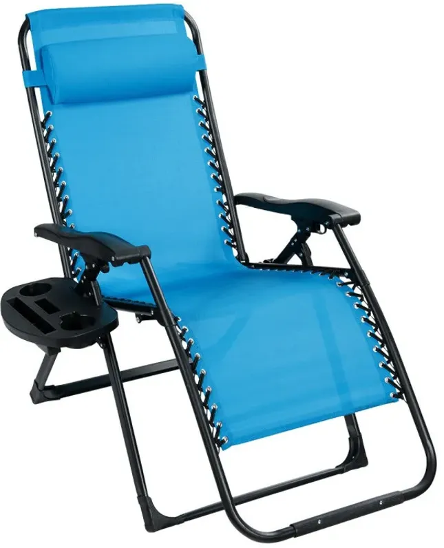 Oversize Lounge Chair with Cup Holder of Heavy Duty for outdoor