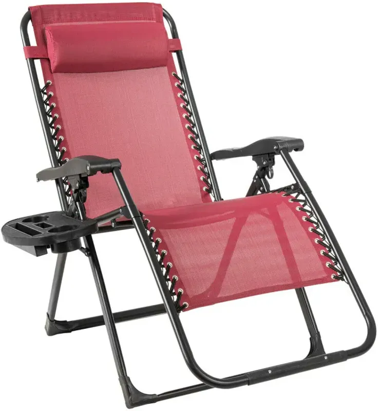 Oversize Lounge Chair with Cup Holder of Heavy Duty for outdoor