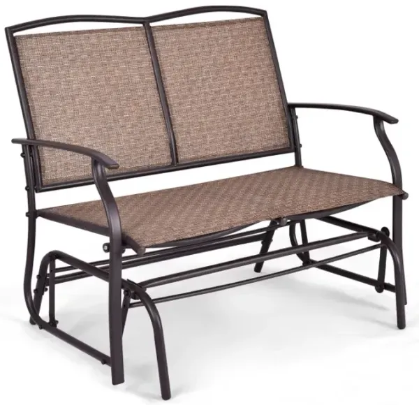 Iron Patio Rocking Chair for Outdoor Backyard and Lawn