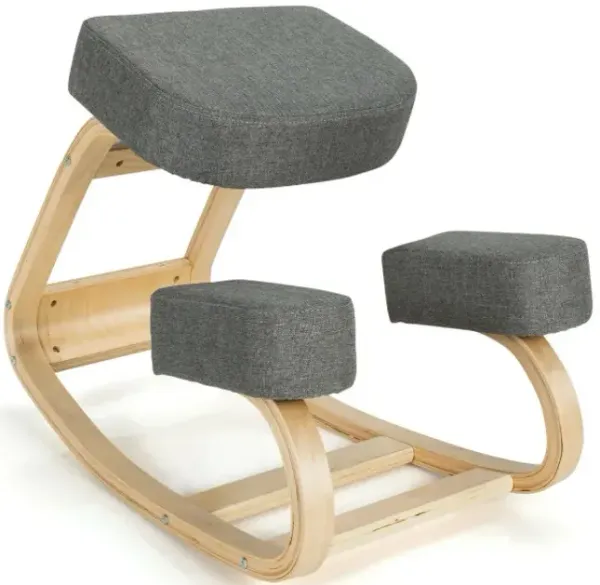 Ergonomic Kneeling Chair Rocking Office Desk Stool Upright Posture