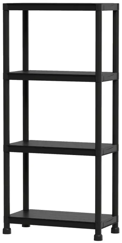 3/4/5-Tier Heavy-Duty Plastic Storage Shelves Freestanding Garage Shelving Unit
