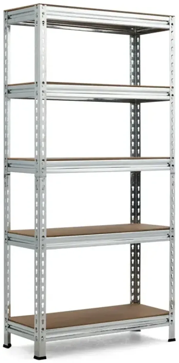 5-Tier Steel Shelving Unit Storage Shelves Heavy Duty Storage Rack