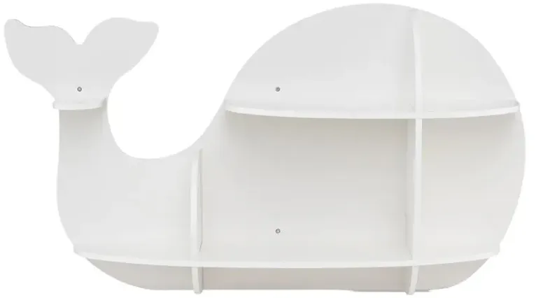 2 Pieces Floating Dolphin Shelves Wall Mounted Storage Display Rack