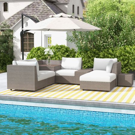 7 Piece Outdoor Sectional
