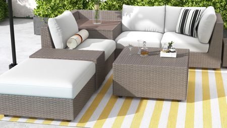 6 Piece Outdoor Sectional