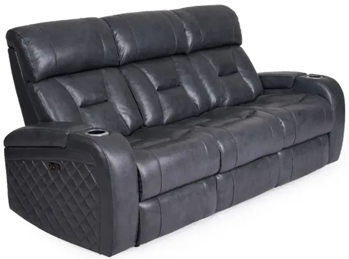 Power Reclining Sofa WIth Power Headrest