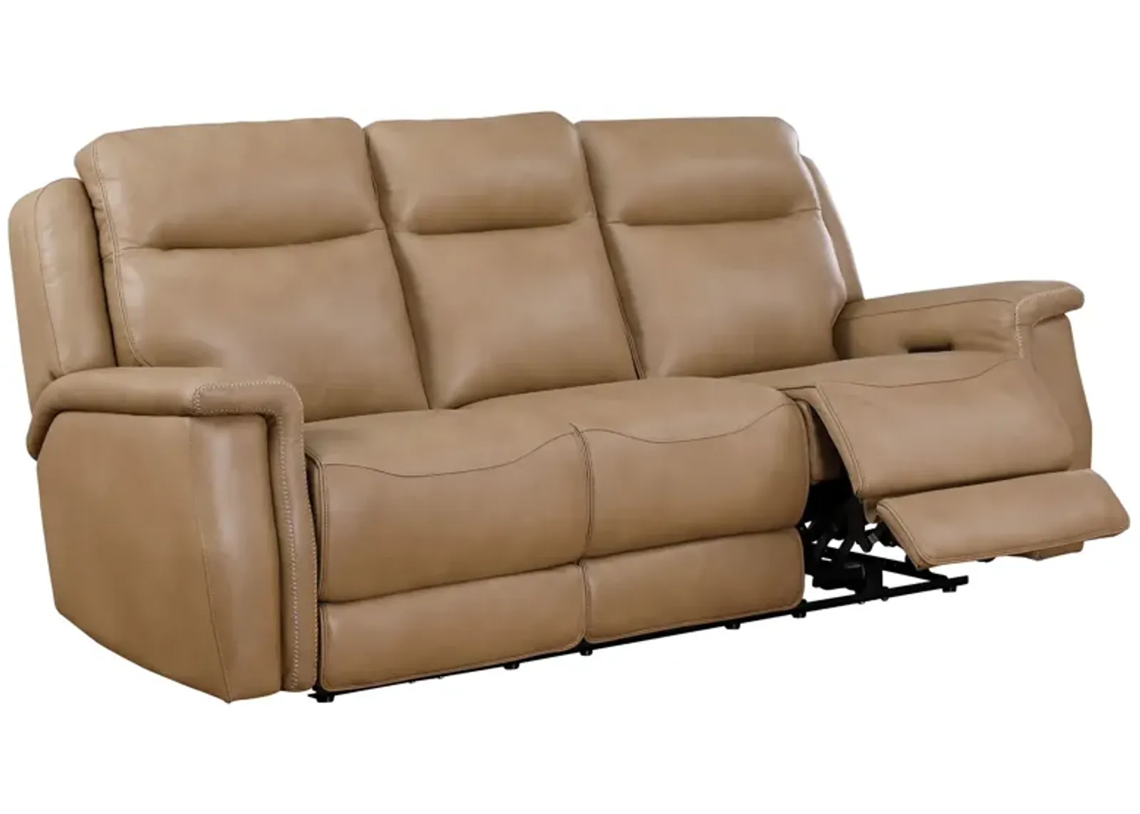 Power Reclining Sofa With Power Headrest