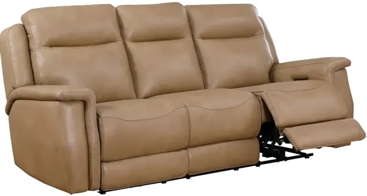 Power Reclining Sofa With Power Headrest