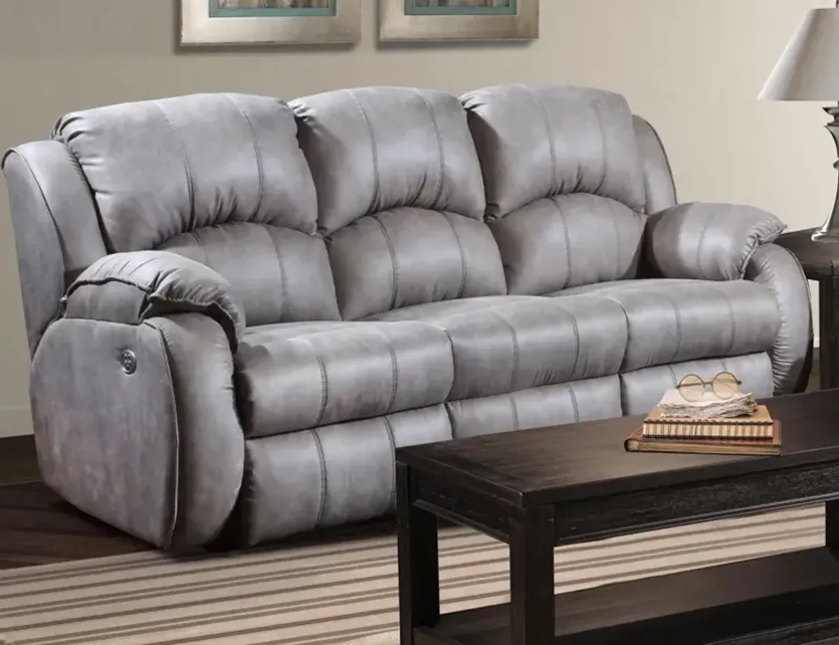 Power Reclining Sofa With Power Headrest