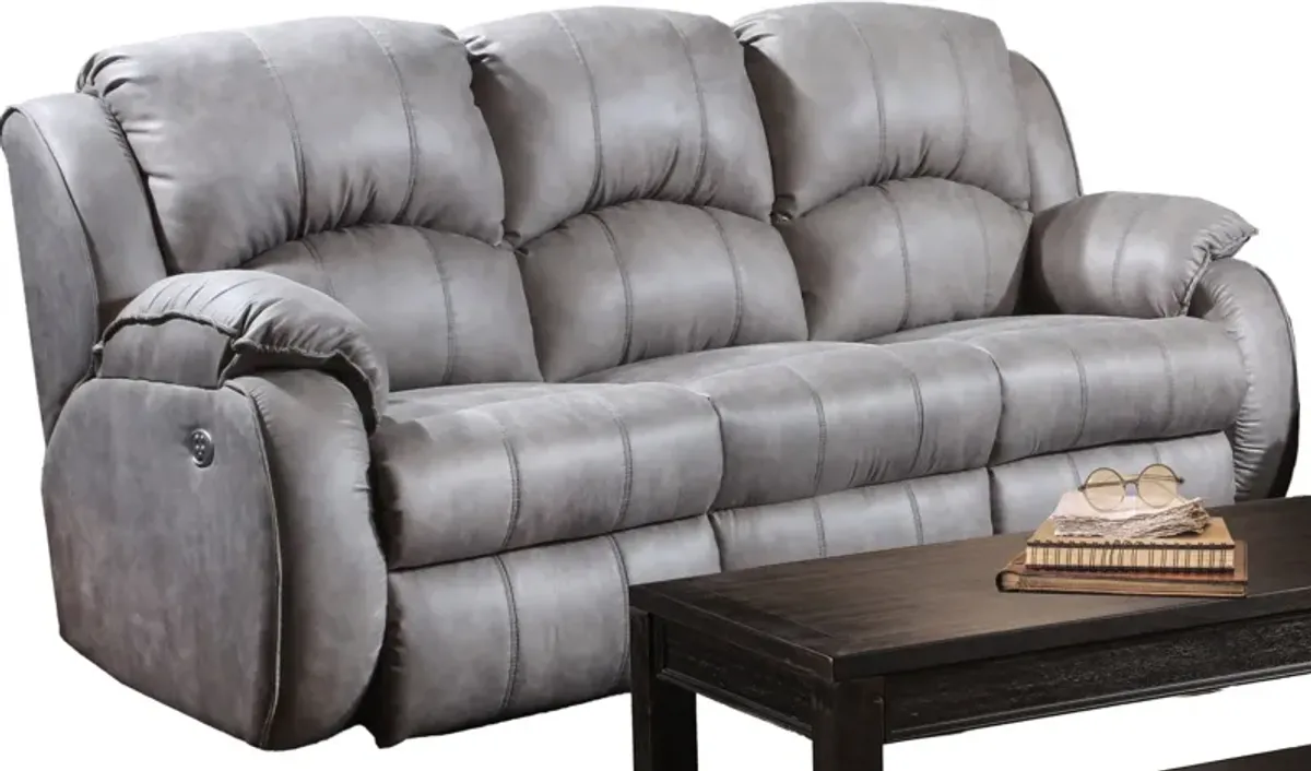 Power Reclining Sofa With Power Headrest