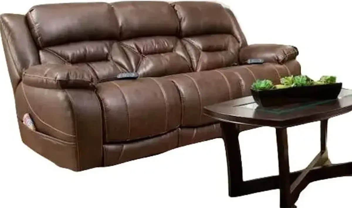 Power Reclining Sofa With Power Headrest & Lumbar