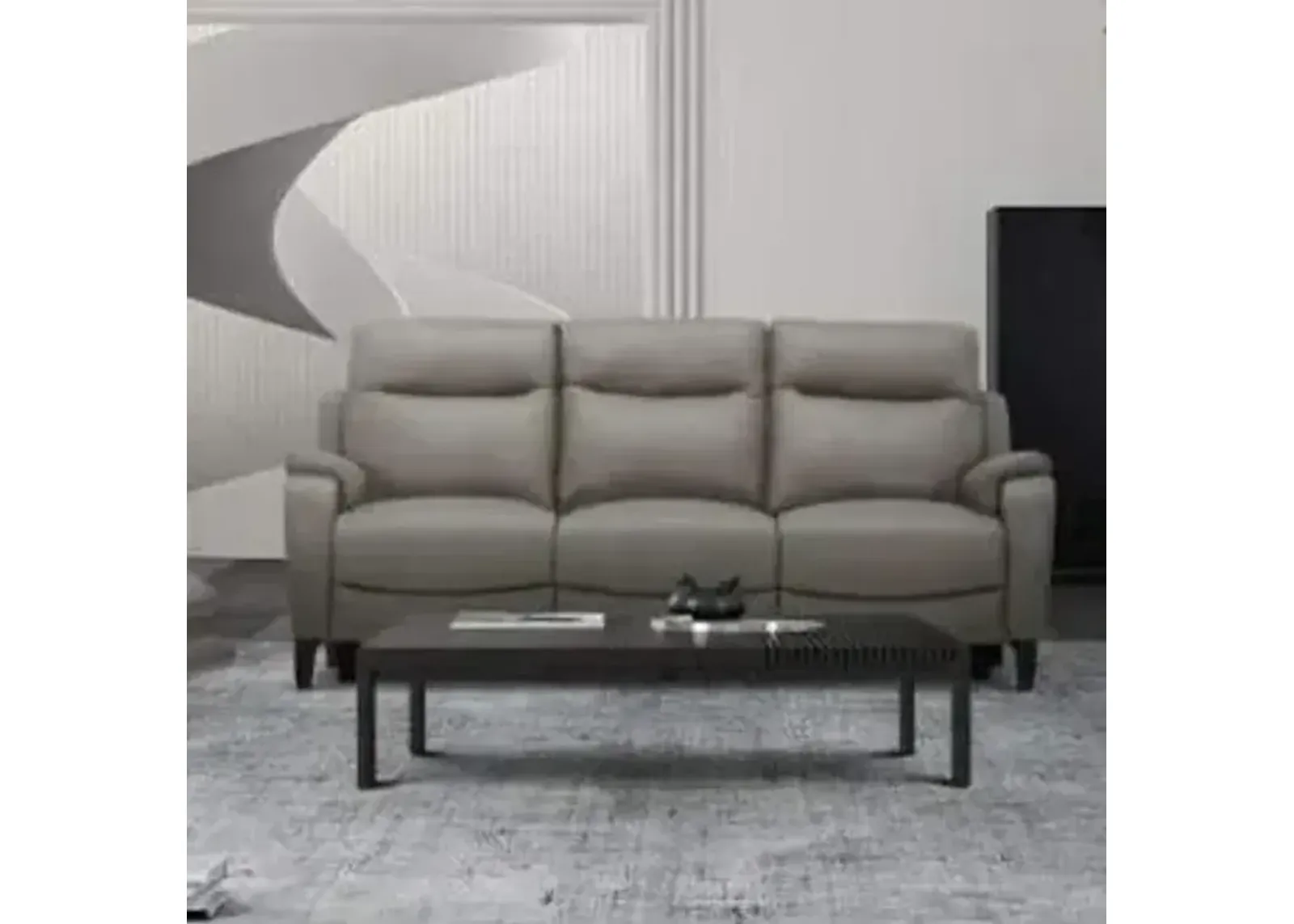 Power Reclining Sofa With Power Headrest