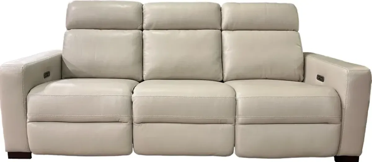 Power Reclining Sofa With Power Headrest