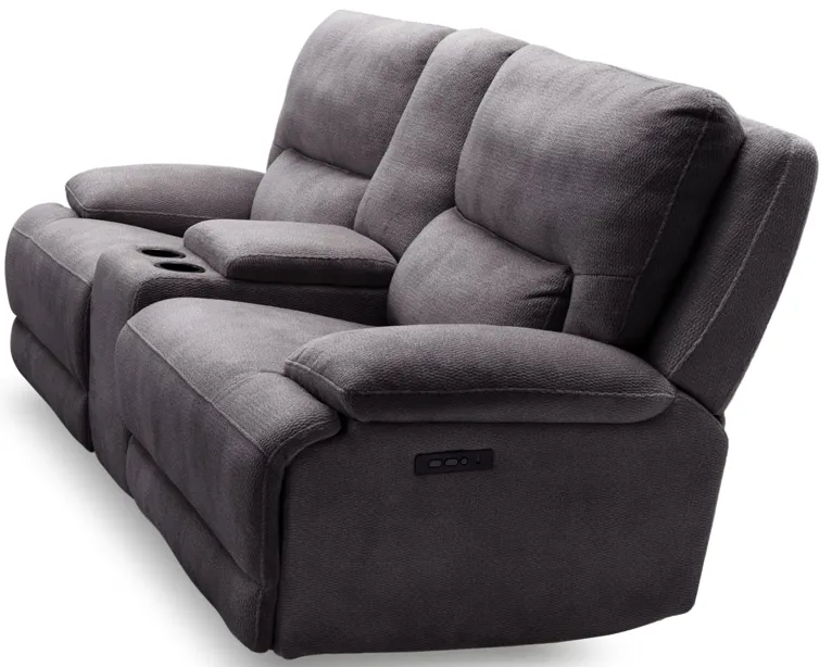 Power Reclining Loveseat With Power Headrest