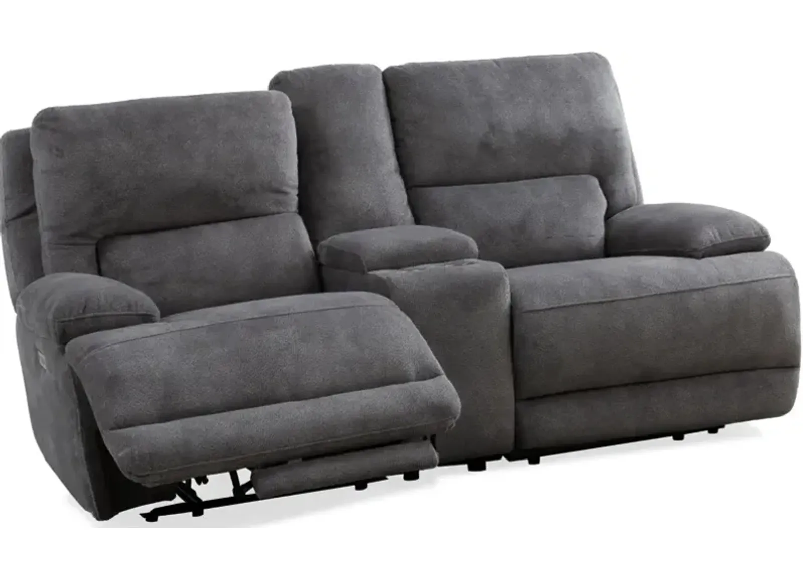 Power Reclining Loveseat With Power Headrest