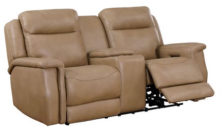 Power Reclining Loveseat with Console and Power Headrest