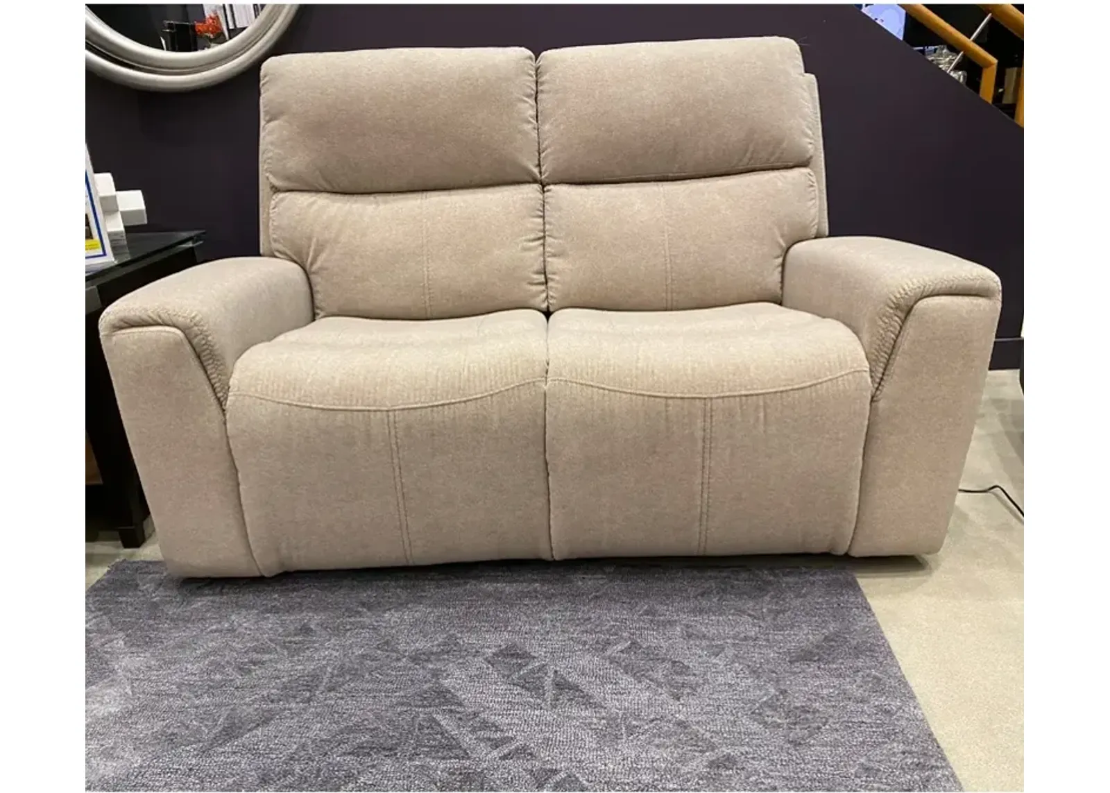 Power Reclining Loveseat With Power Headrest