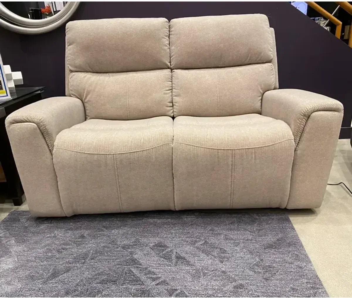 Power Reclining Loveseat With Power Headrest