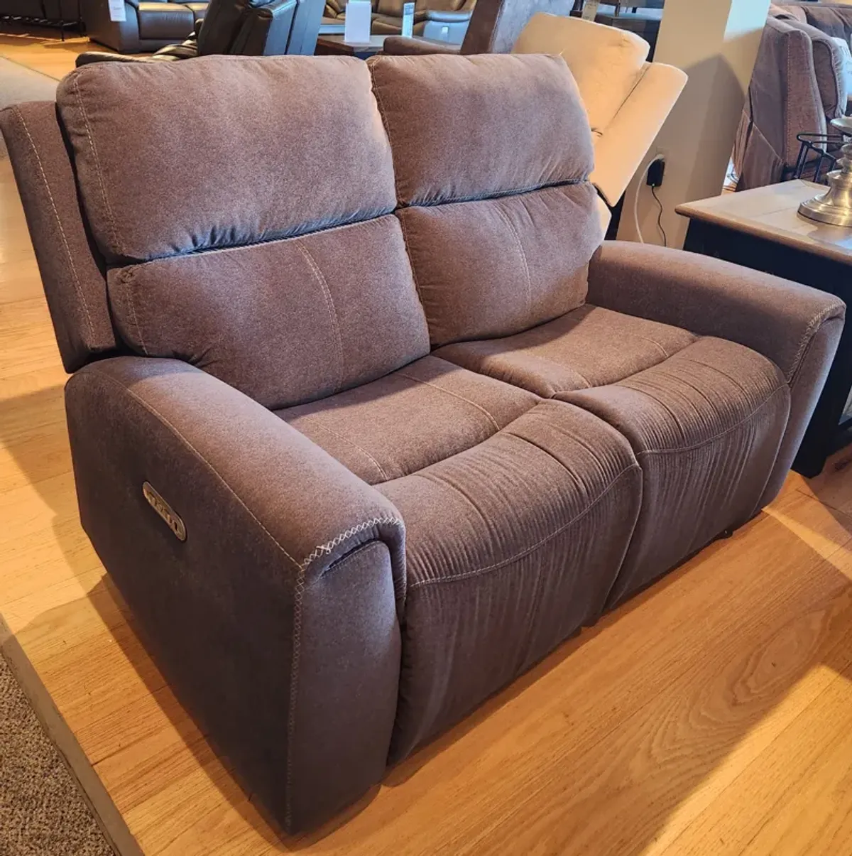 Power Reclining Loveseat With Power Headrest