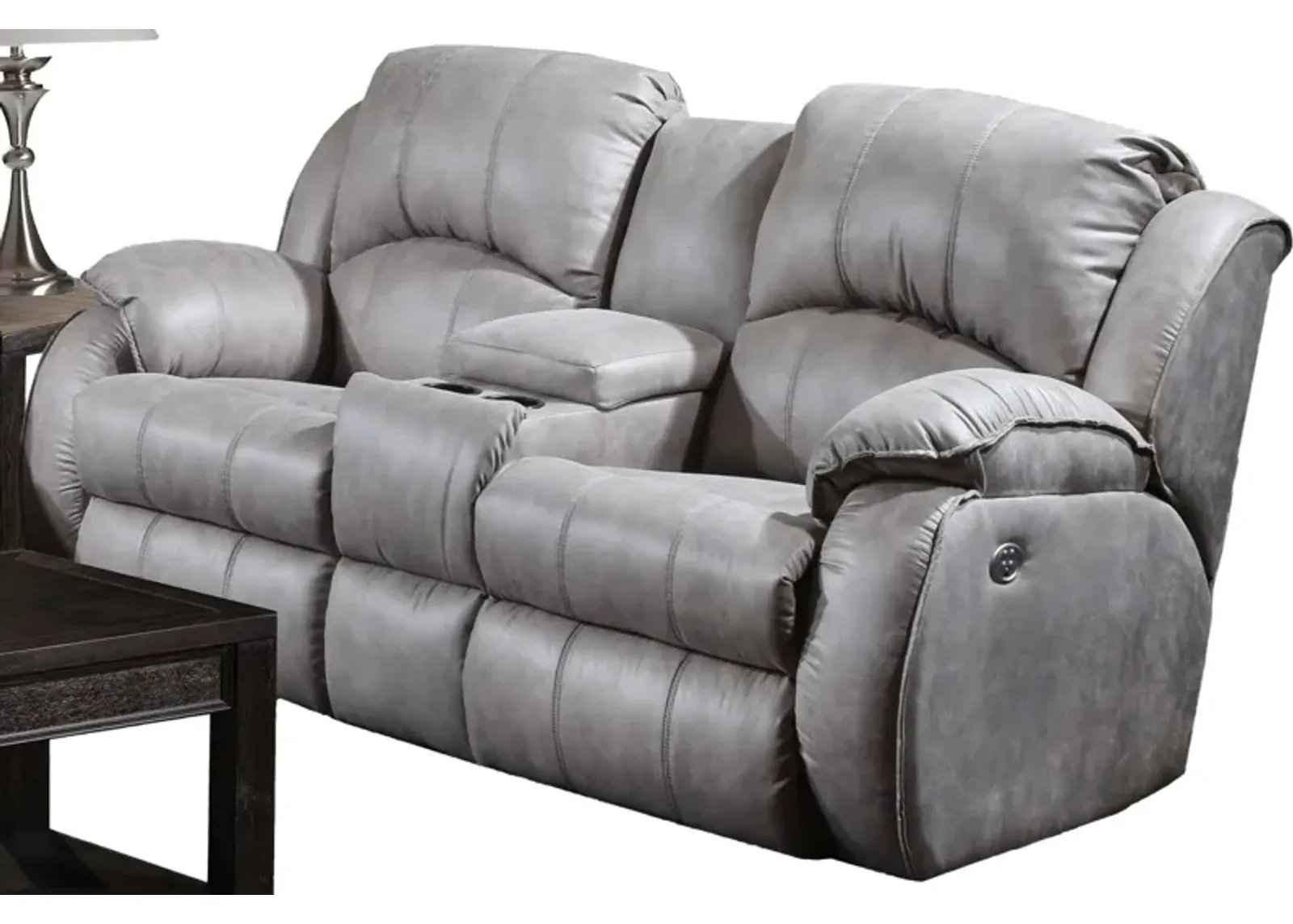 Power Reclining Loveseat With Power Headrest