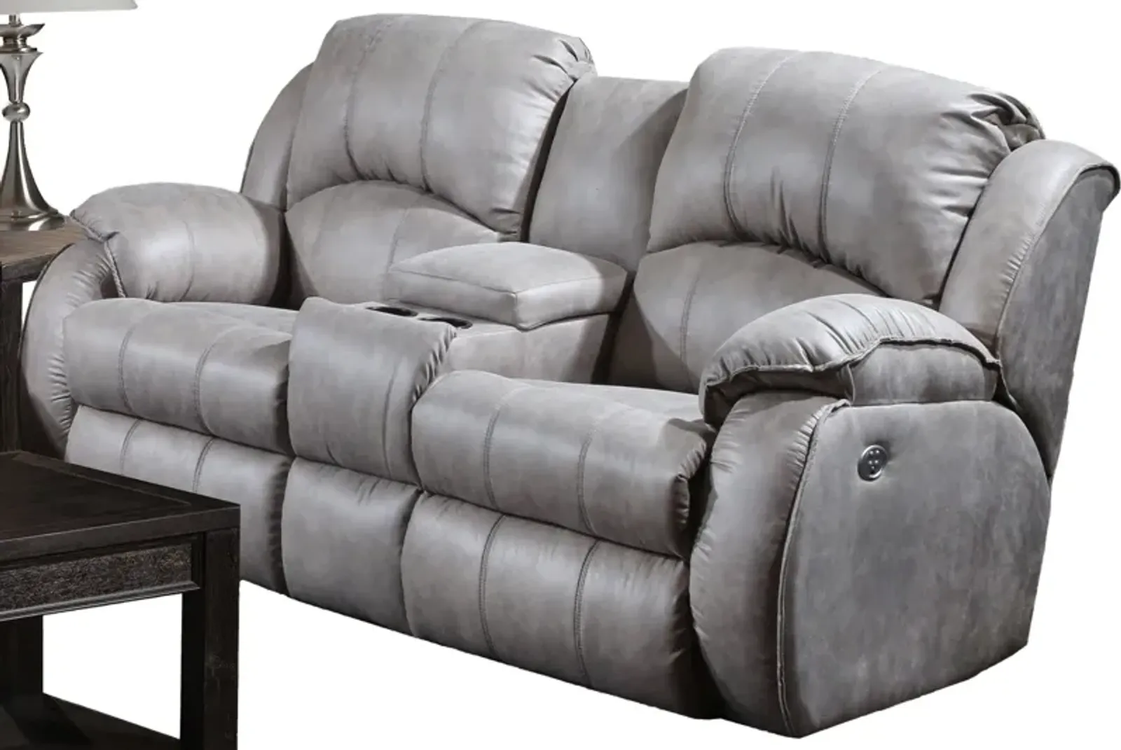 Power Reclining Loveseat With Power Headrest