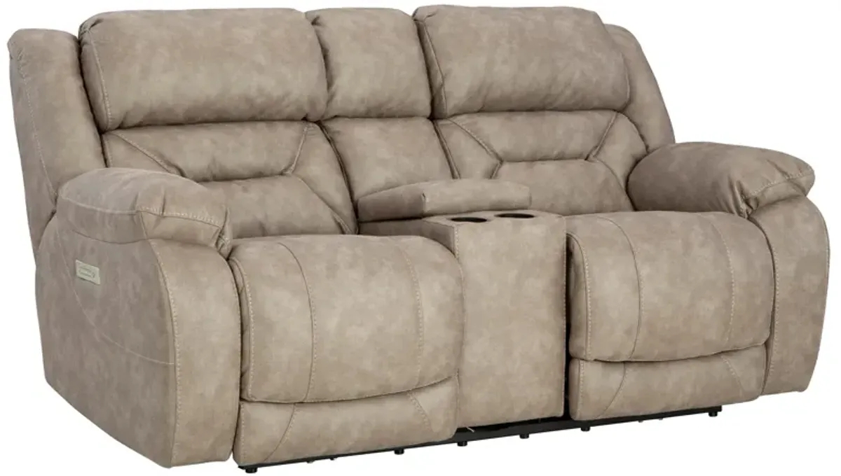 Power Loveseat With Console