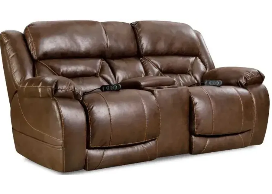 Power Reclining Loveseat With Power Headrest & Lumbar