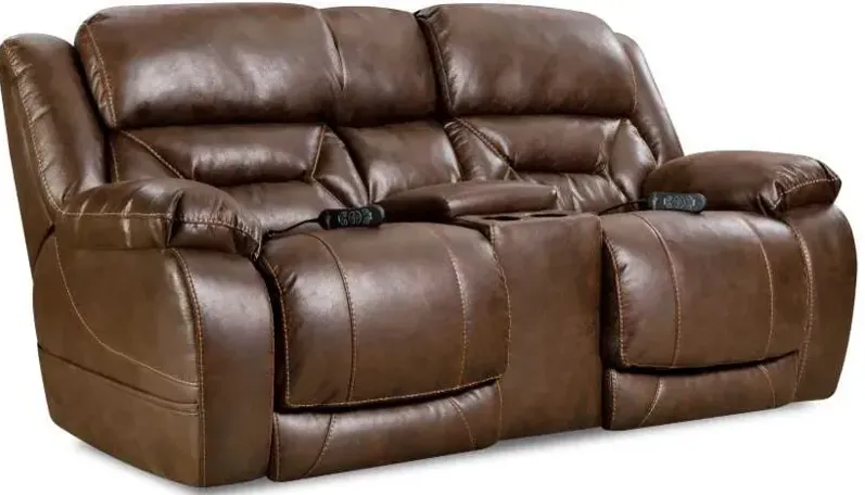 Power Reclining Loveseat With Power Headrest & Lumbar